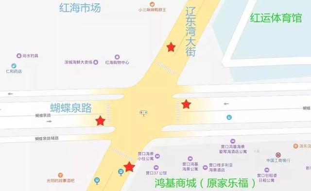 鲅鱼圈辽东湾大街地图图片