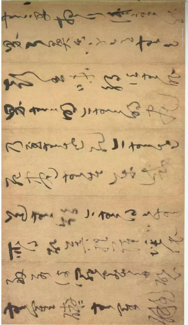 元四家吴镇唯一草书作品,《草书心经卷》