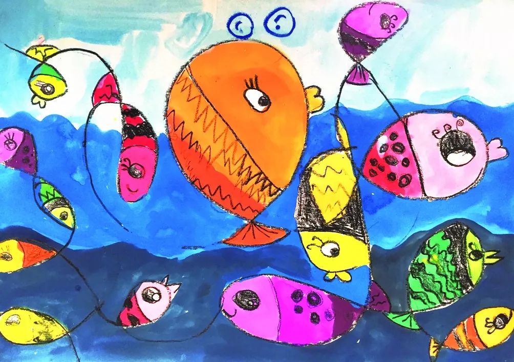 好多鱼 李文萱 5岁 辅导教师 陈密