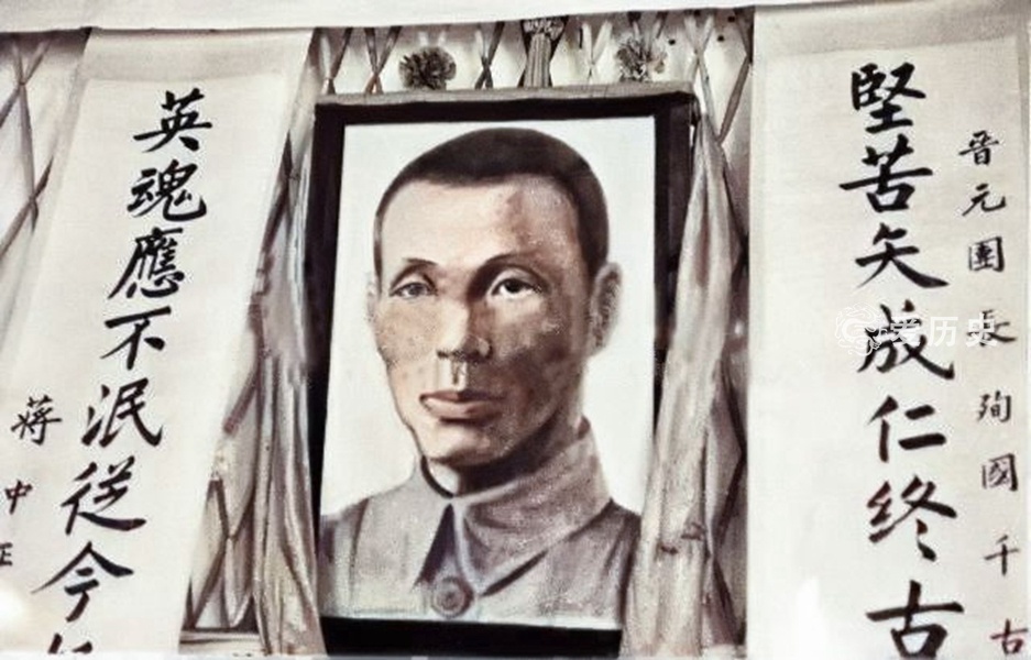 浩气长存的谢晋元团长葬礼彩照 民族英雄入殓前最后遗容曝光