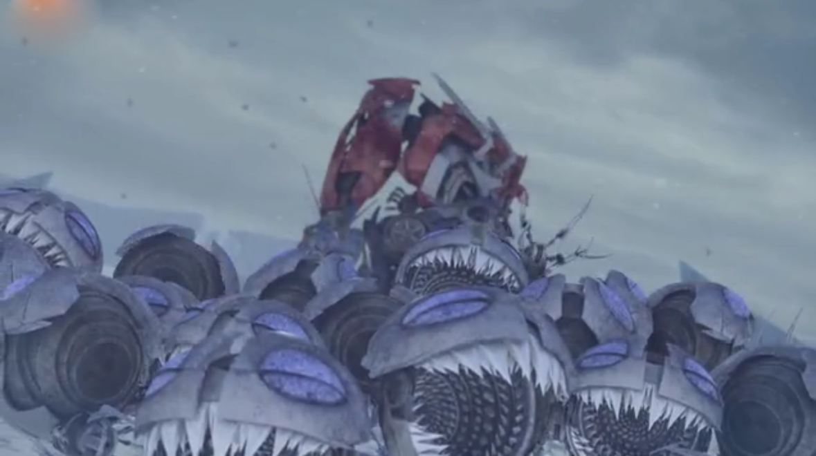 变形金刚之领袖之证机器人的克星爱吃金属的噬铁虫