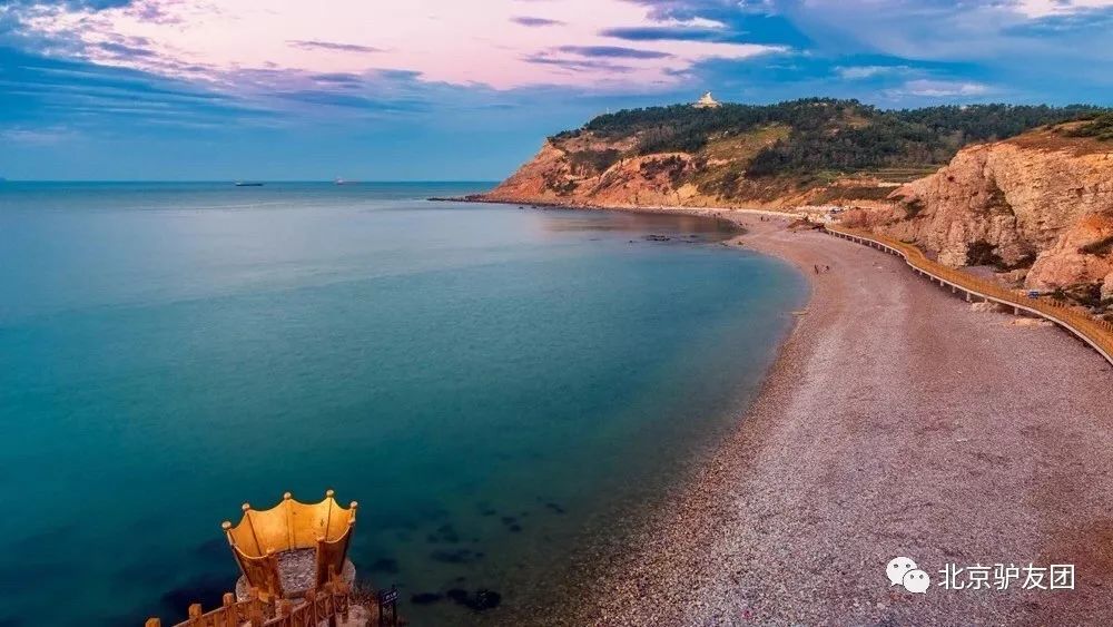 九丈崖,月牙湾-乘车前往由于九丈崖景区是情侣们扎堆看日落的绝美去处