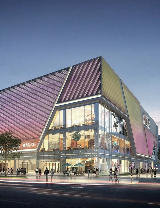 龙湖上海华泾天街设计以彩锦华泾为故事主线