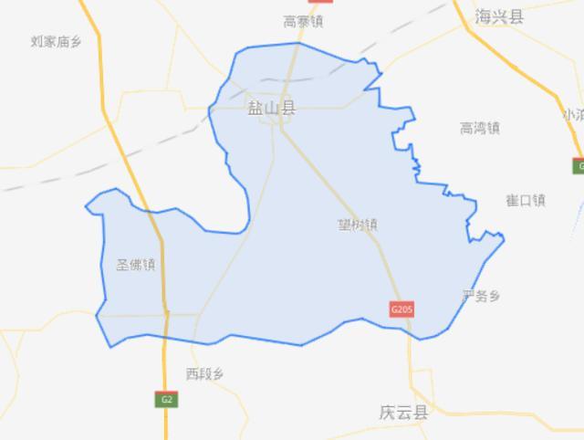 盐山县各村庄地图图片