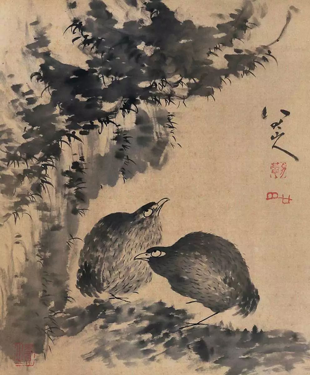 八大山人假如生活虐待了你就翻它一个白眼