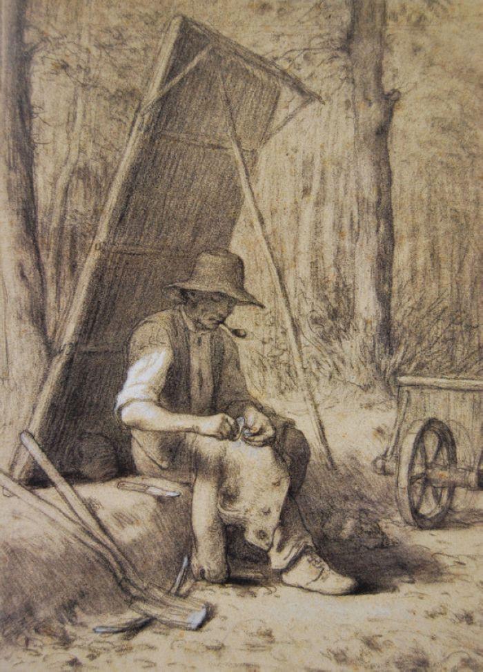 19世纪法国最杰出的表现农民题材的现实主义画家米勒作品欣赏