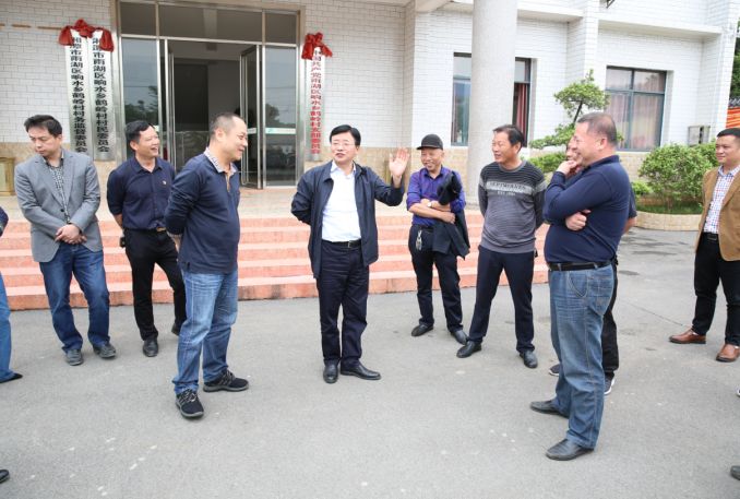 杨广调研湘潭经开区基层社会事务建设抓牢基础巩固底盘为九华的稳定