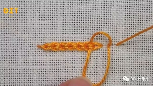 刺繡視頻教你毛線刺繡的基礎針法教程看一遍就學會了