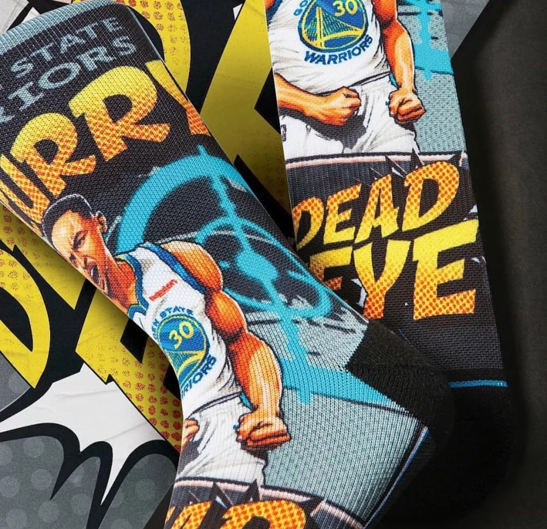 渴望拥有stance推出漫画版nba球星主题潮袜