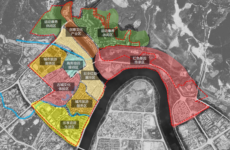 未来可期百色市两城工程概念规划公示百色将迈进一大步