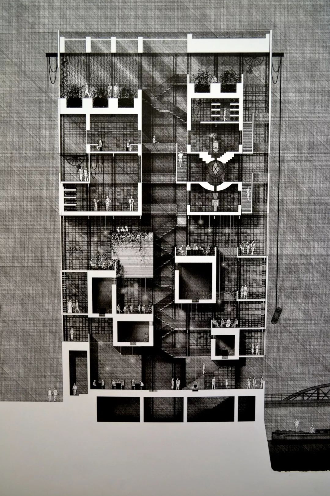 不食人间烟火的30张剖面图剖透视
