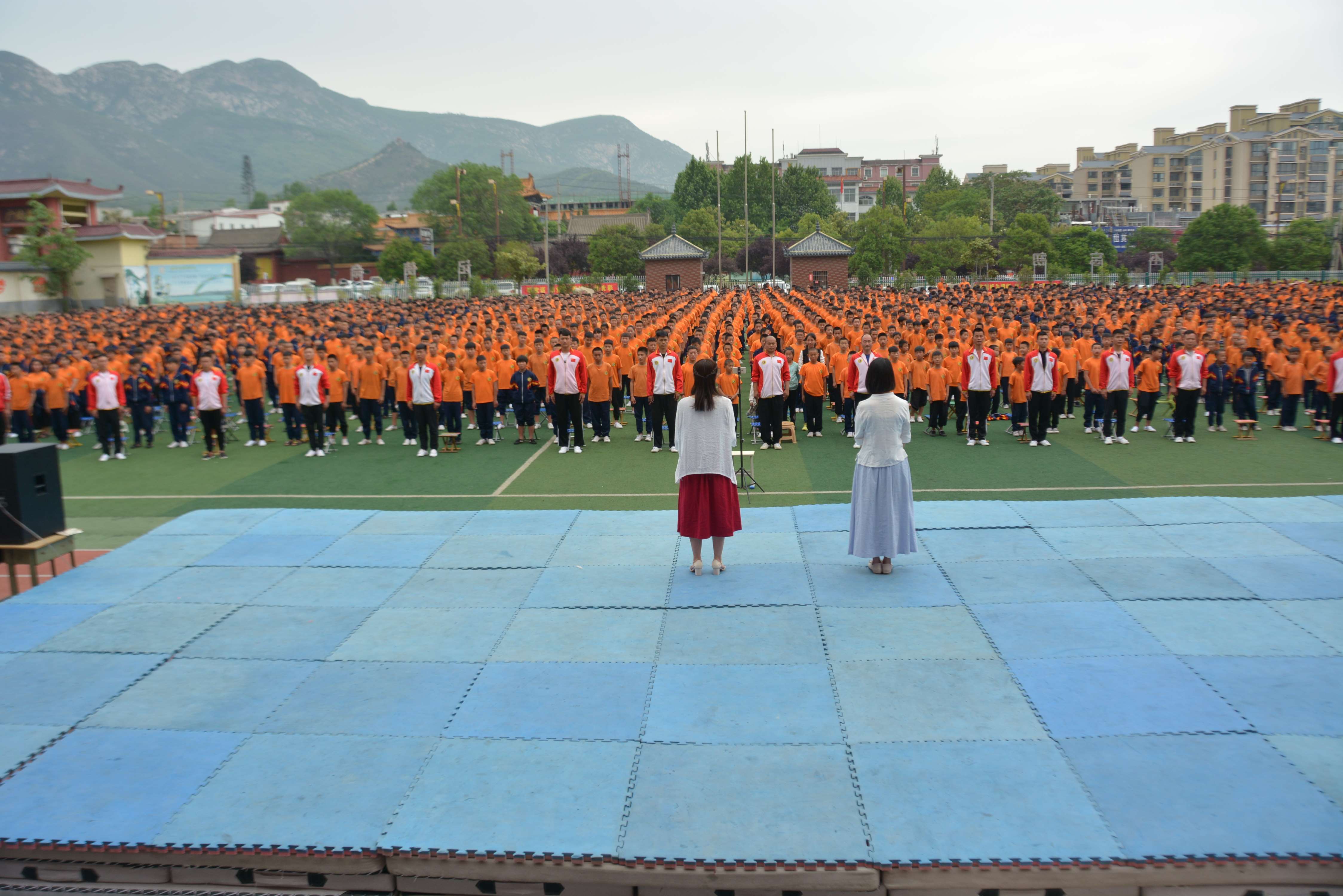 中岳少林文武学校图片