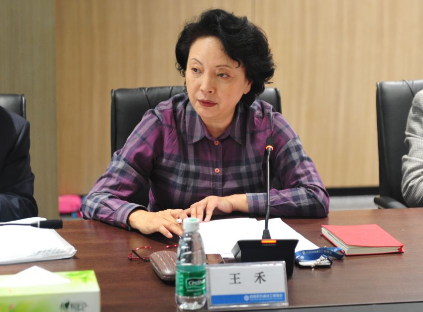 王禾副会长讲话会议通报了中奥和中德厨师劳务合作项目的进展情况和