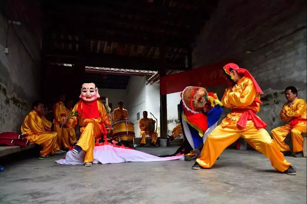 文明实践龙门县永汉镇王赛春堂舞貔貅传承百年的客家文化