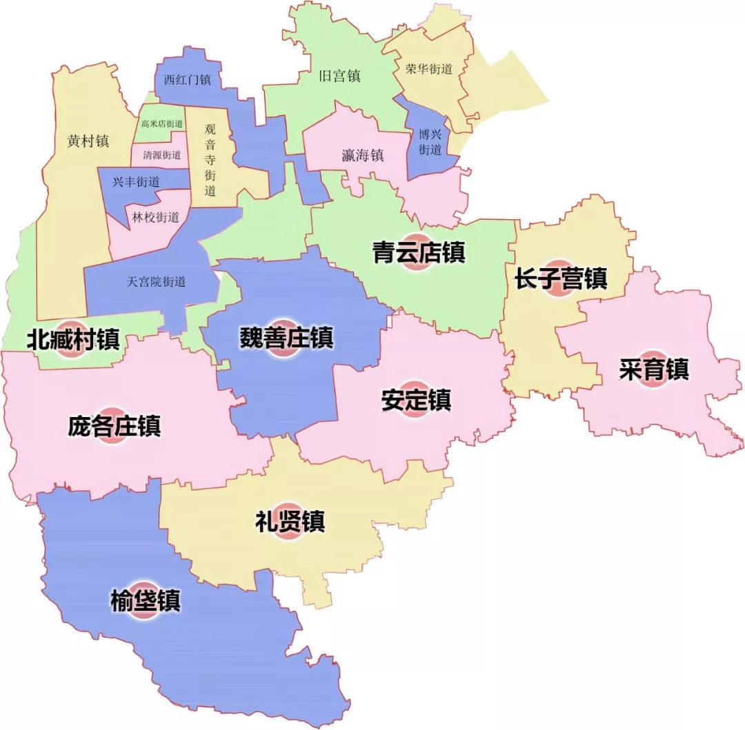北京大兴区位置图图片