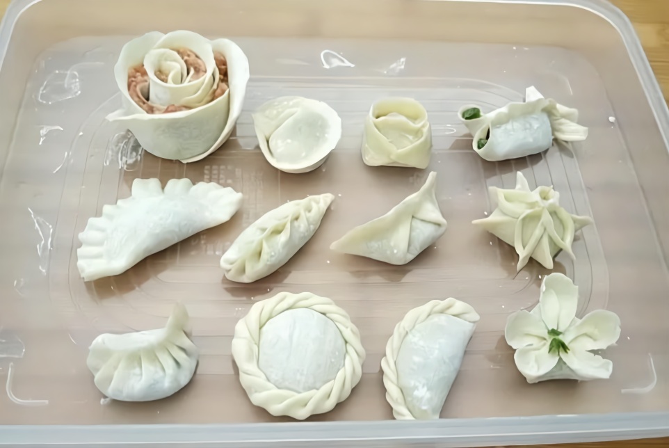 教你饺子的12种花式包法,慢动作教学,讲解详细,学会特有面