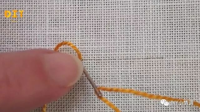 刺繡視頻教你毛線刺繡的基礎針法教程看一遍就學會了