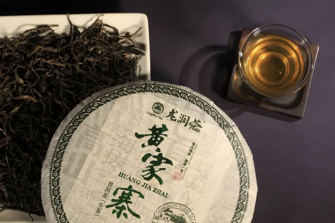 黄家寨古树茶属乔木型,大叶类,中生种,植株主干明显,分枝部位较高