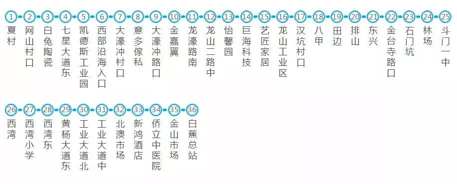 411路公交车路线图图片