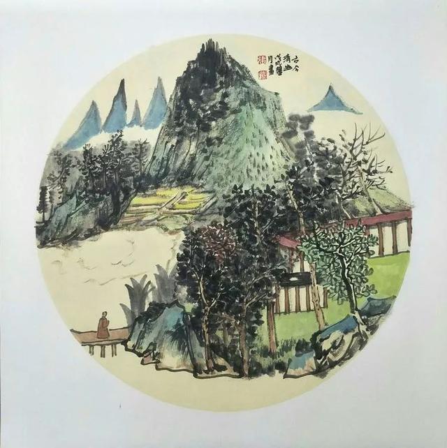 百家艺术清雅明丽诗意盎然张馨月山水赏析
