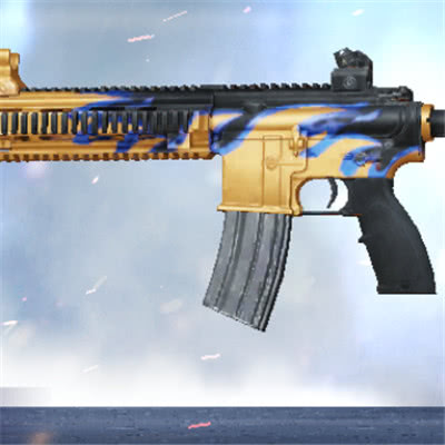 然后是蓝色火焰最容易获得皮肤,通过手机服饰币来兑换,谁都能获得.