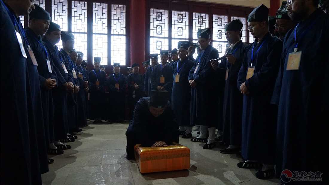 湖北省道教协会己亥年正一派道士传度活动在九宫山瑞庆宫开幕
