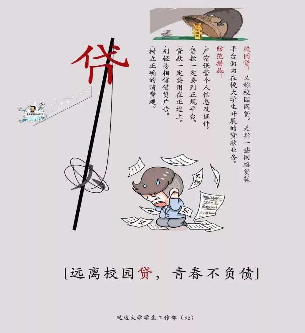 远离校园贷青春不负债