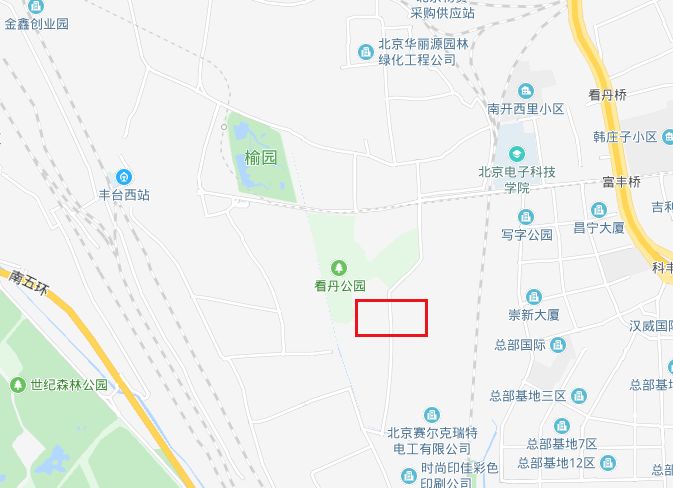 17处城市公园位置及面积 纪家庙街边公园 位置:纪家庙玉泉营建材市场