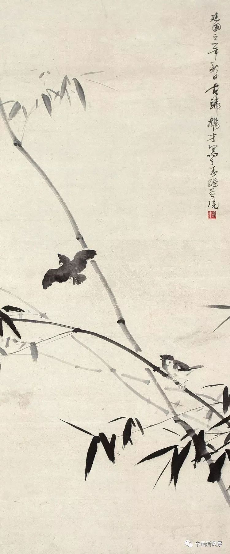 大师黎雄才的花鸟同样精彩!