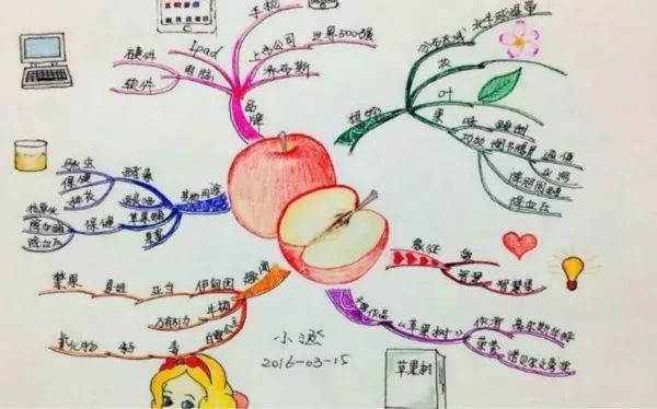 教会孩子画思维导图,用思维导图列出学习的目标和实现目标的快乐方法!