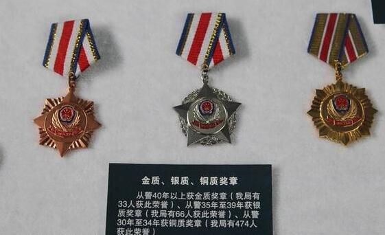 中国警察队伍,拥有不同类型的奖章,到底分为多少种类?
