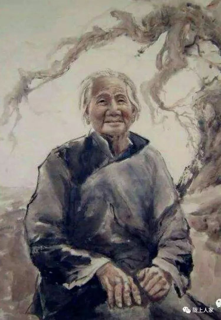 我想对我的老母亲说:"母亲别怕,我们就住在山下,您不孤独.