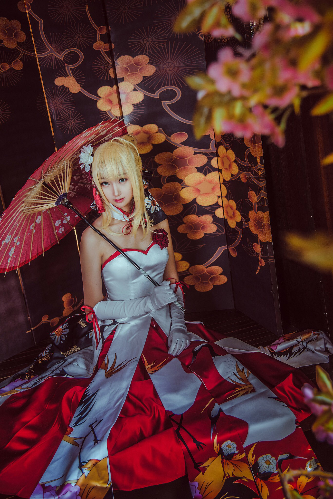 cos仙鹤礼服太彰显saber的气质