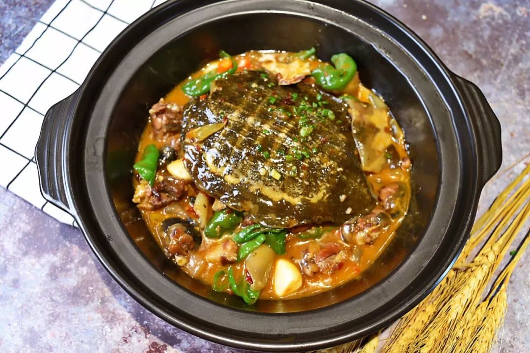 甲鱼肉非常嫩酱汁随着咀嚼在唇齿间肆意流淌接着是肉质的鲜美甘甜浓稠