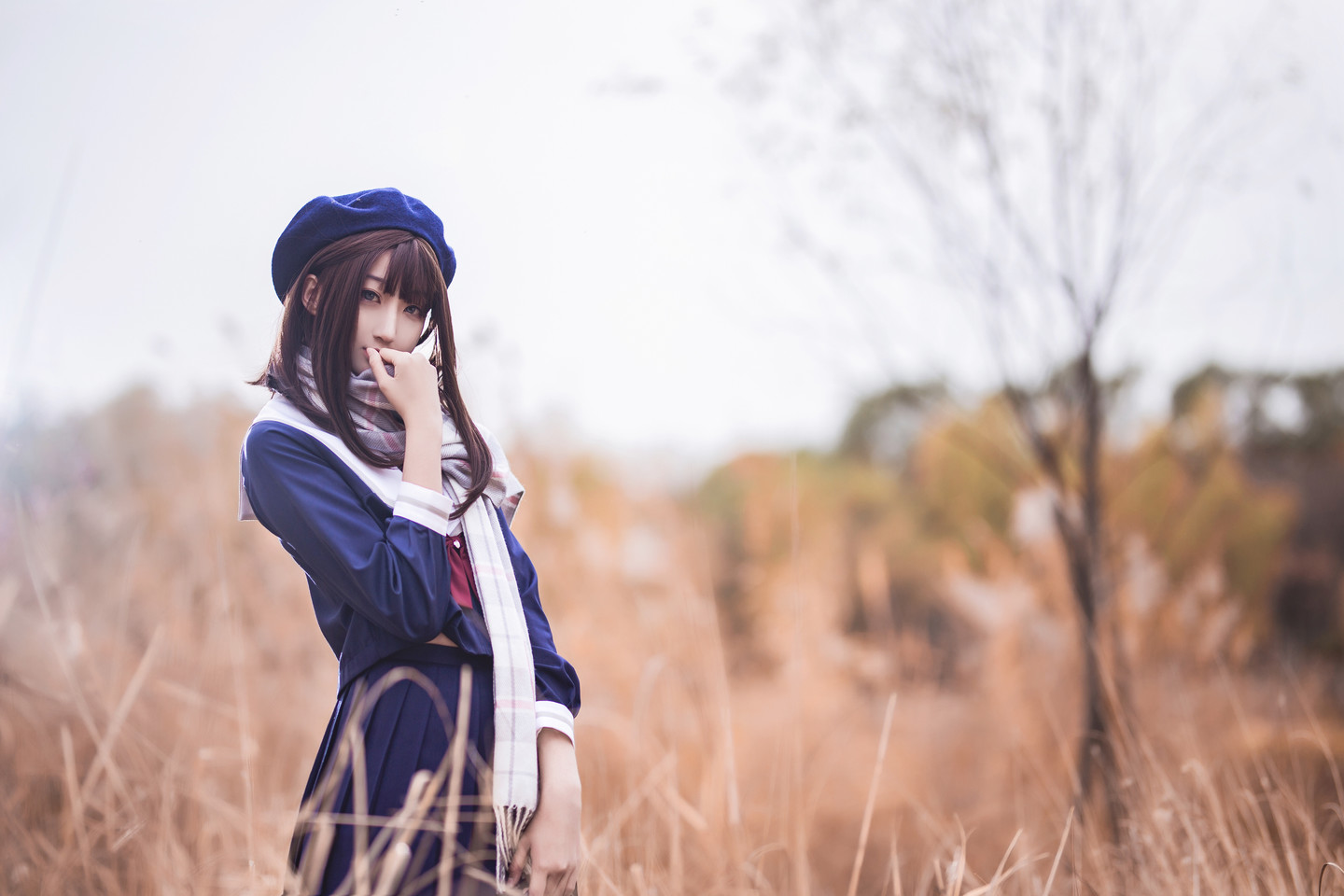 白雪姬jk制服秋景