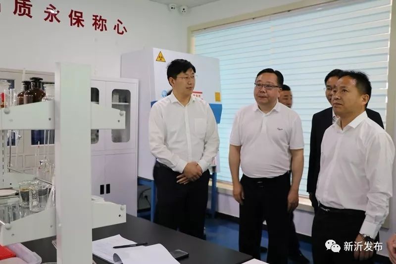 5月14日,新沂市委书记高山专题调研乡村振兴产业兴旺工作开展情况.