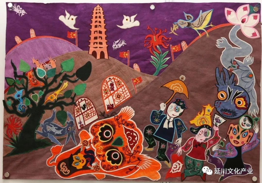 浙江卫视奔跑吧第三季公益行活动延川布堆画专题展在澳门举办