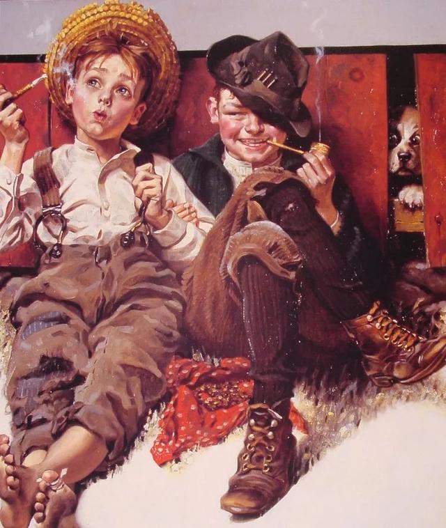 每一张都太传神了……感动ing_诺曼·洛克威尔