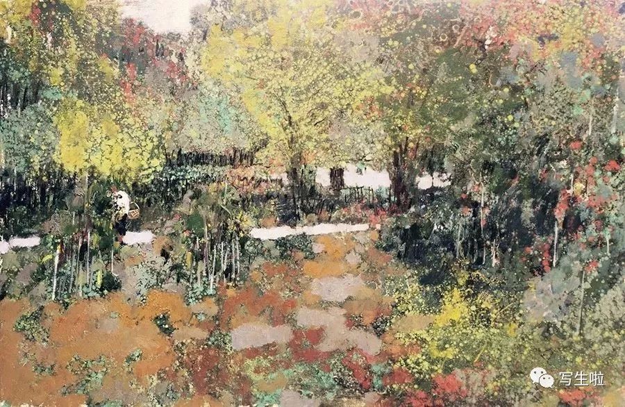 陈和西作品 2019 陈和西的画不拘泥客观风景的局限,用倾注了感情的