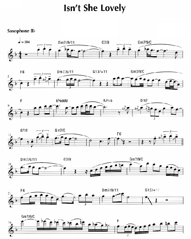 降b调isnt she lovely