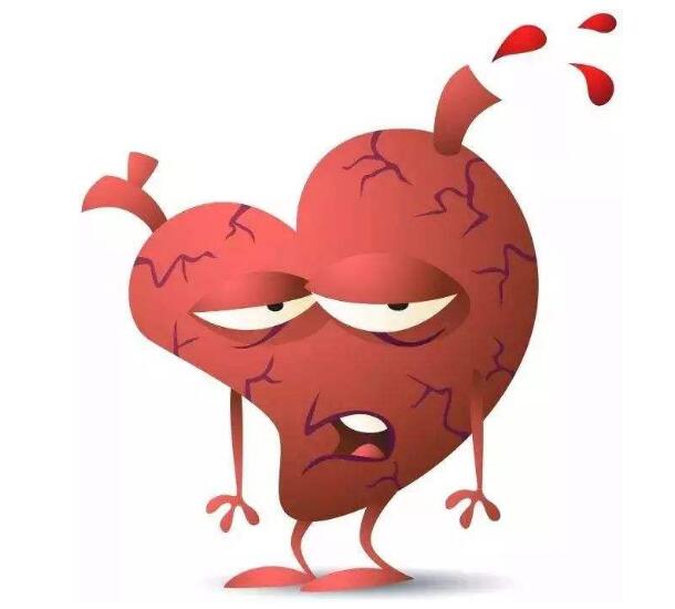 久而久之就形成了"心力衰竭"心脏就要超负荷工作造成血液流动不畅斑块