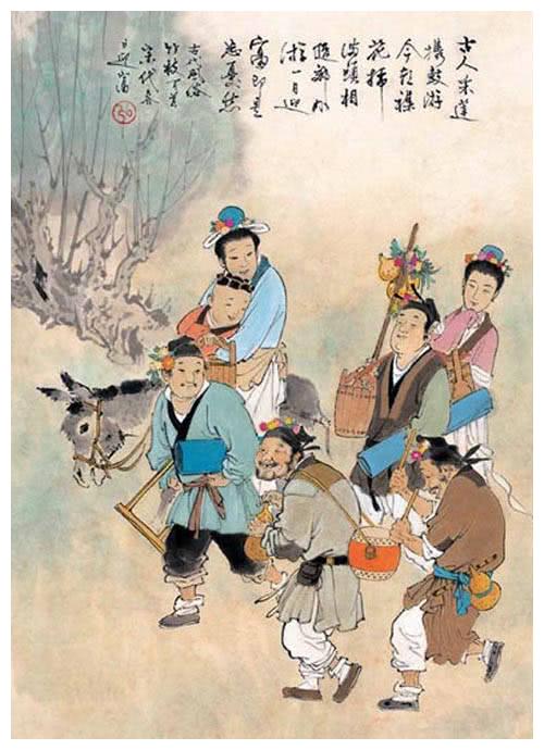 1/ 12 送 穷(唐) 蓬携鼓游(宋) 请紫姑神(清) 走百病上城头(明)