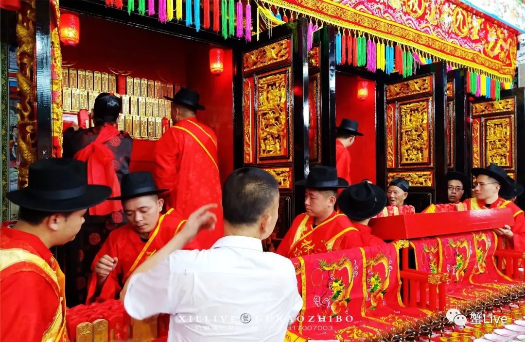 隆重气派今日谷饶林氏祠堂入祠图片视频