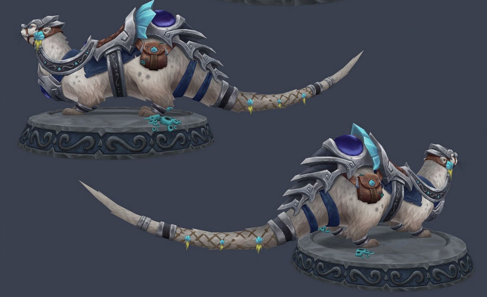 魔兽世界史上最萌坐骑水獭设计曝出你猜它会不会游泳