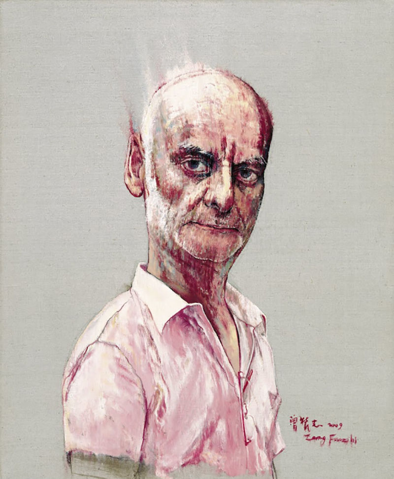 中国当代第一突破亿元的艺术家,为什么他这么"贵"?_曾梵志