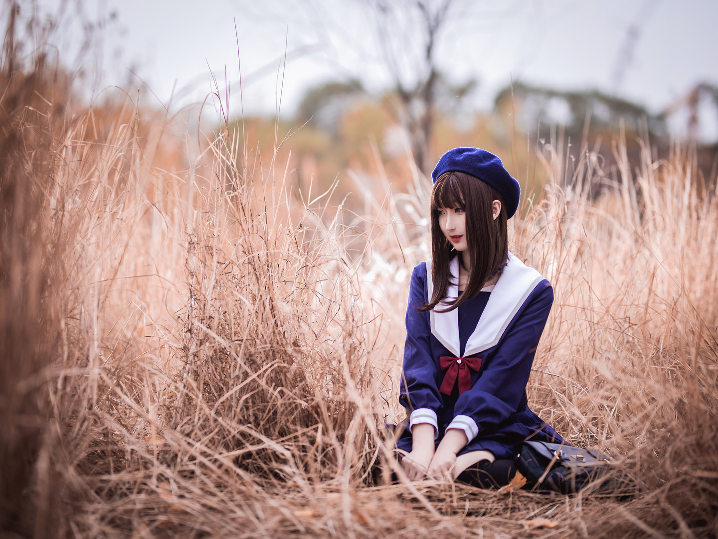 白雪姬jk制服秋景