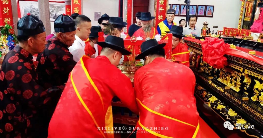 隆重气派今日谷饶林氏祠堂入祠图片视频