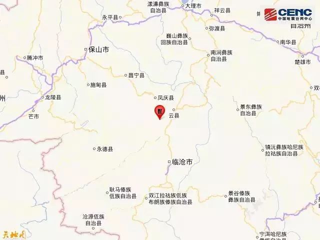 云南临沧市凤庆县地图图片