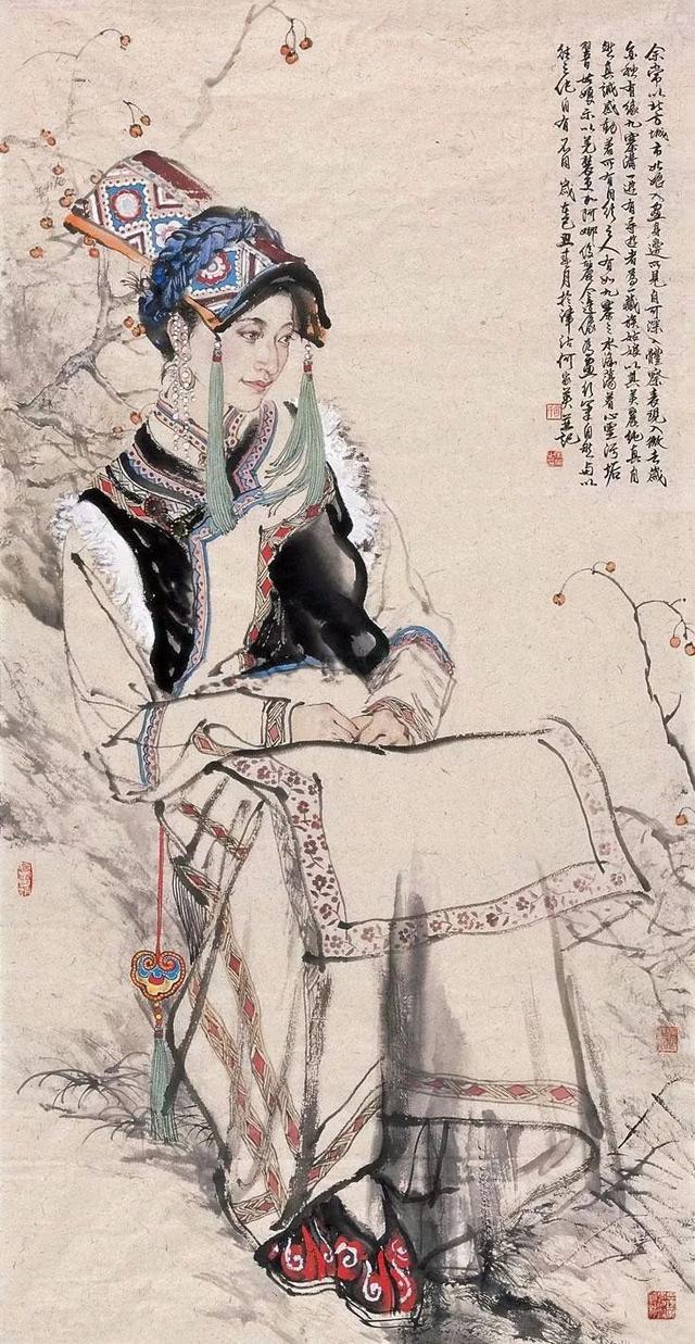 何家英的线性人物速写以画传神