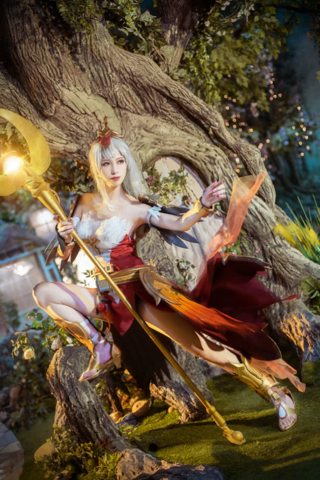 王者荣耀cos凤囚凰皮肤王昭君还可以李白什么鬼男装大佬